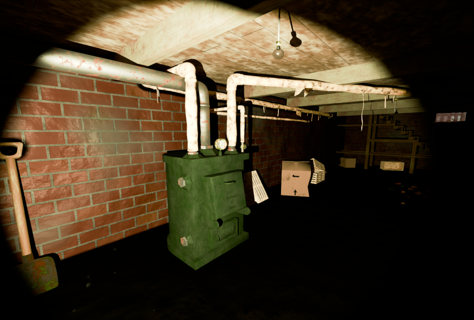 Inside the cellar of 29 Neibolt St